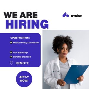 Remote Medical Policy Coordinator intern USA