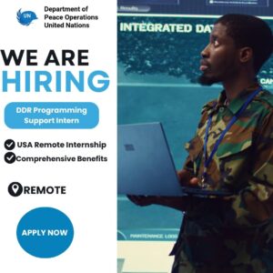 Remote DDR Programming Support Intern