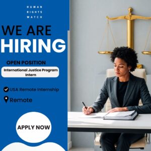 Remote International Justice Program Intern