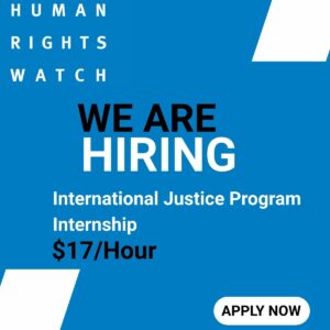 International Justice Internship