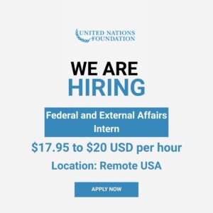 Federal and External Affairs Intern