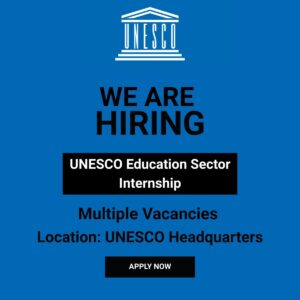 UNESCO Education Sector Internship